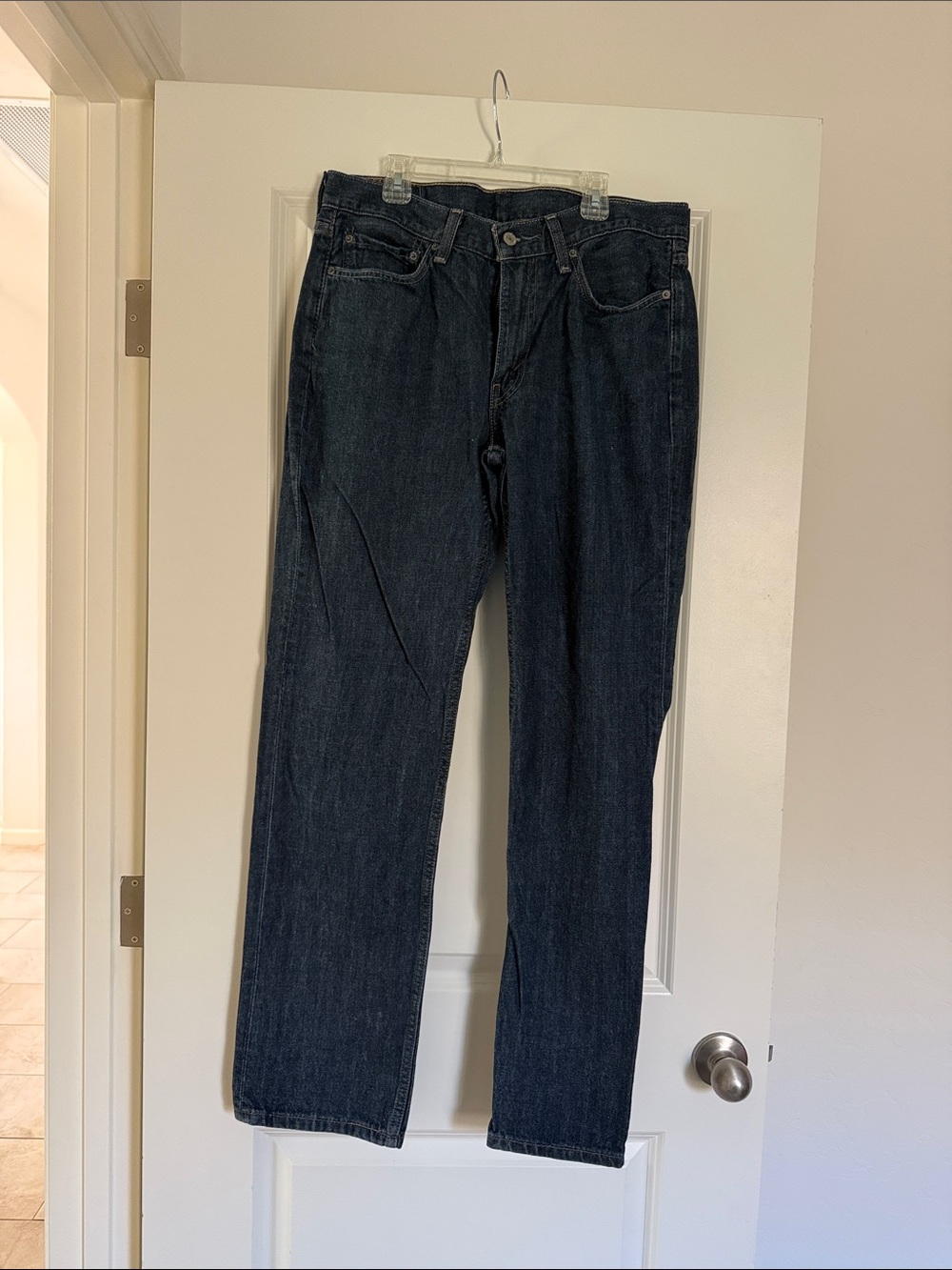 Levi's Men's Straight Jeans in Dark Indigo